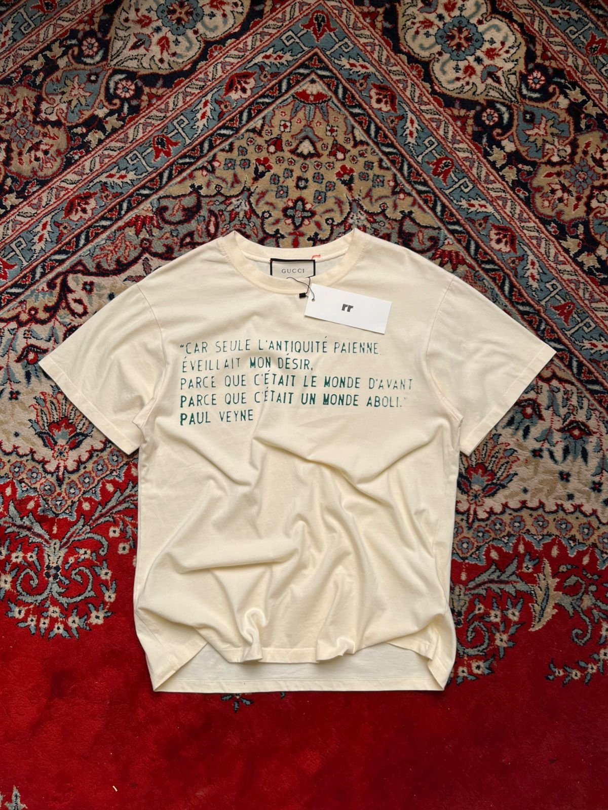 Gucci Paul Veyne Cruise 2020 Graphic Off-White TEE