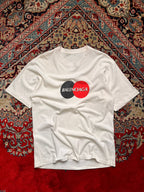 Balenciaga Logo Graphic Print White Crewneck TEE