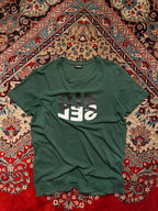 Diesel Green Graphic Logo Crewneck TEE