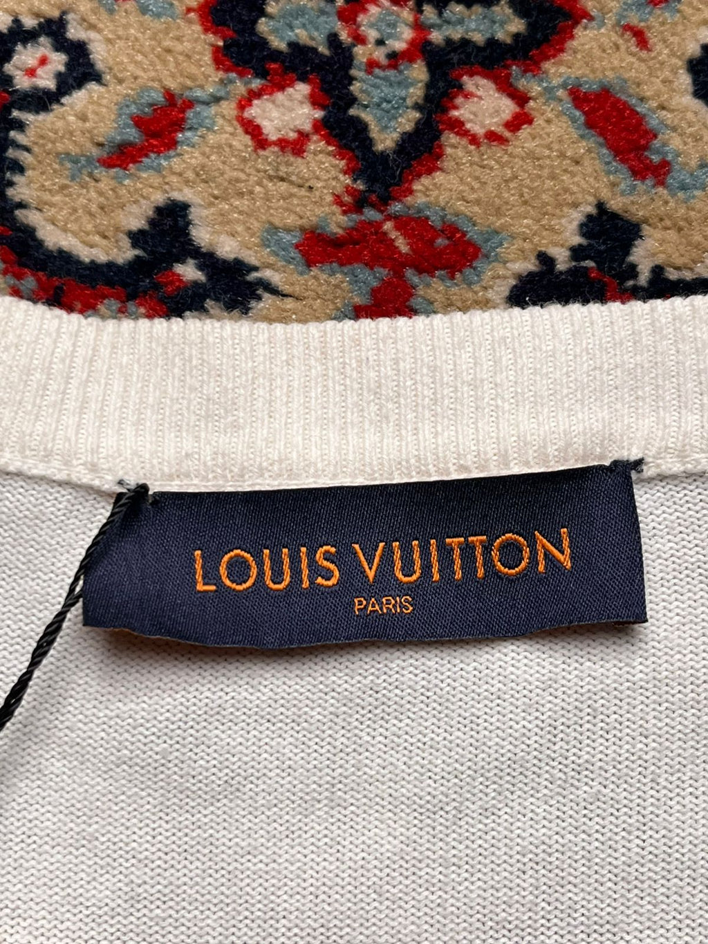 Louis Vuitton x Nigo Duck LV Made White Knit TEE