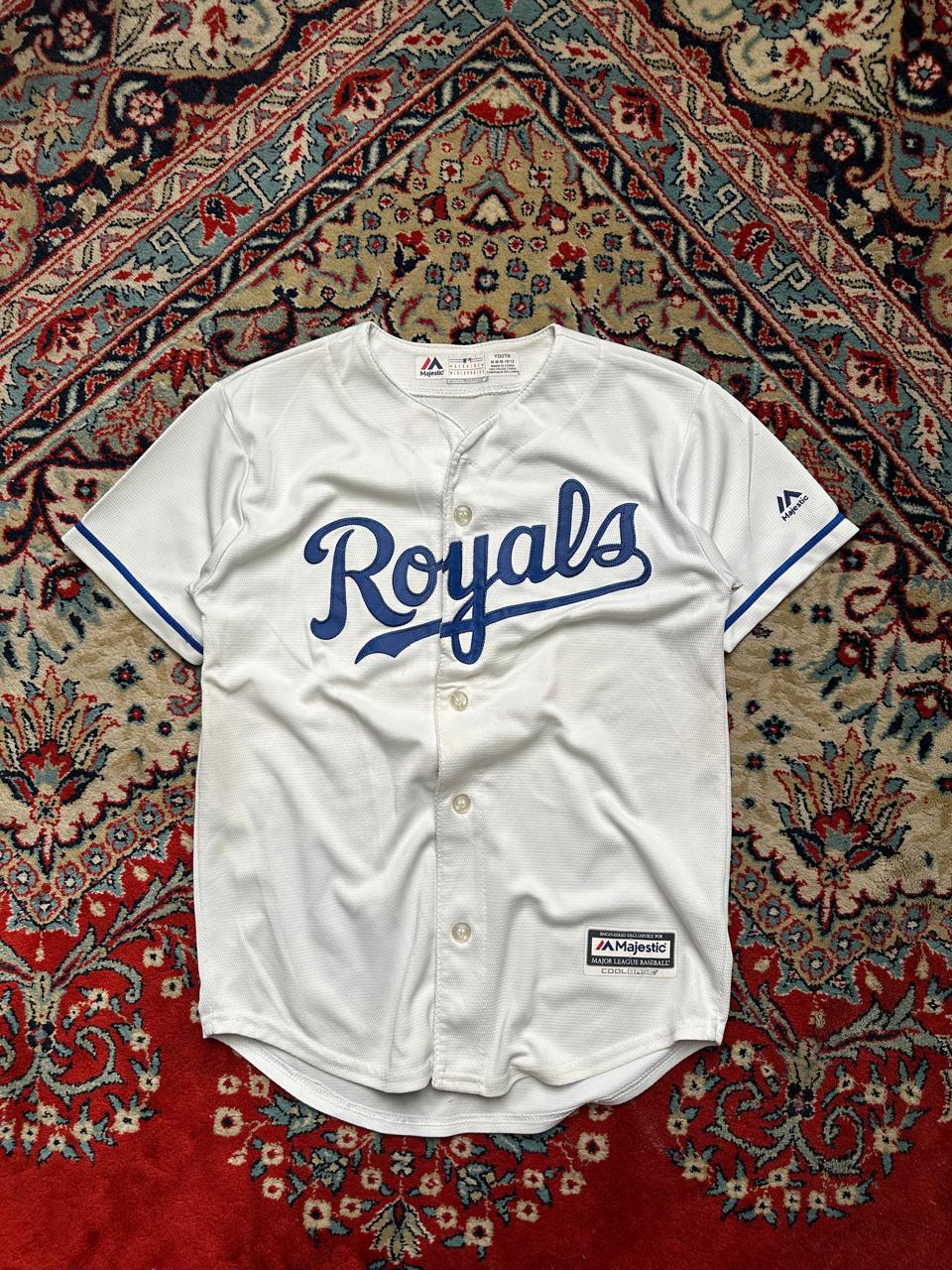 Majestic MLB Royals Baseball Jersey Women TEE