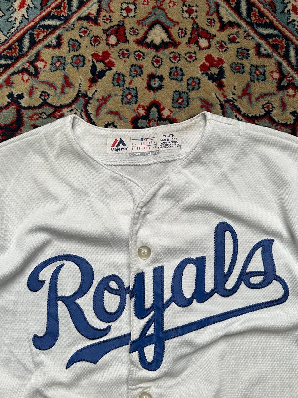 Majestic MLB Royals Baseball Jersey Women TEE