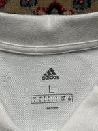 Adidas White Polo Sport Golf Tee - L