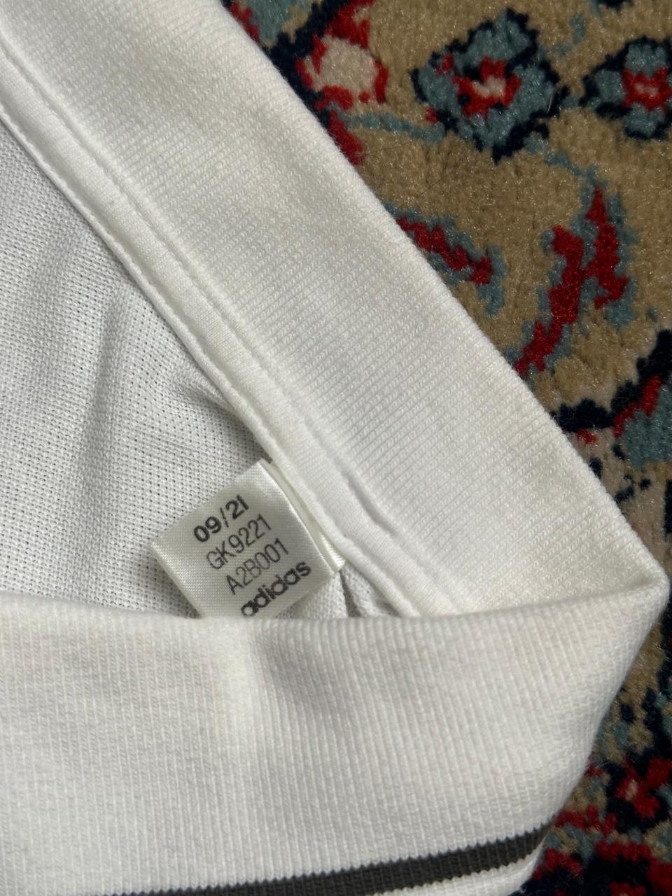 Adidas White Polo Sport Golf Tee - L