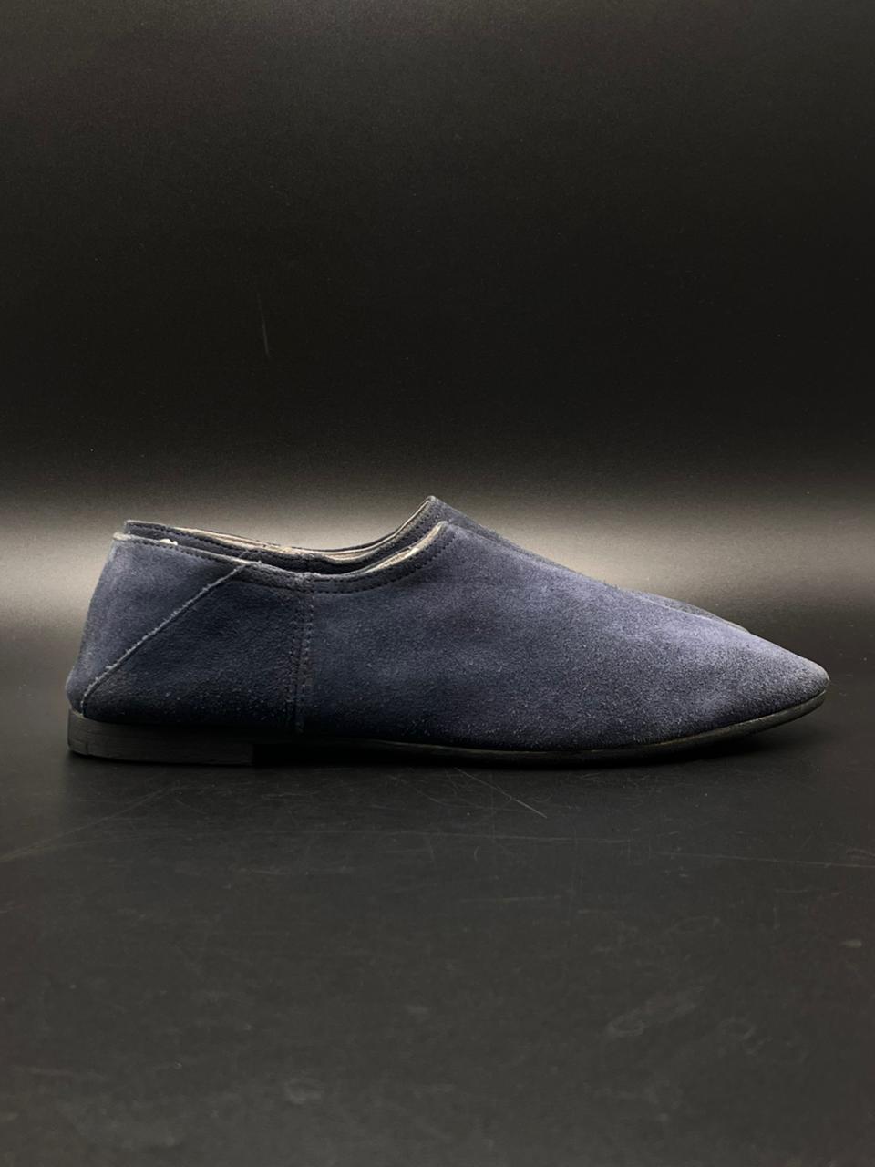 KENZO Paris Blue Suede Driving Shoes Moccasins Made in Portugal