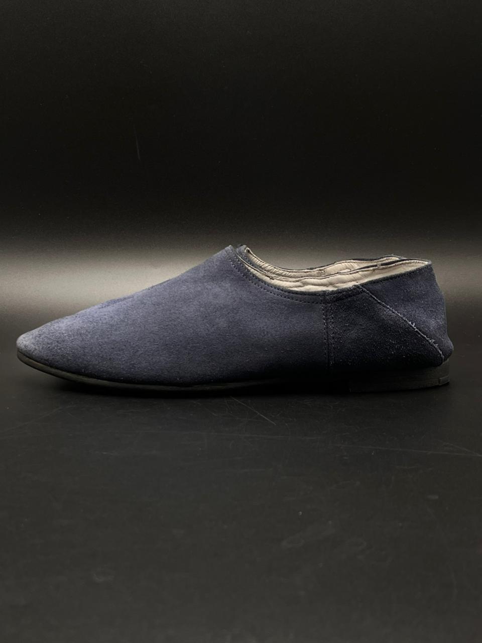 KENZO Paris Blue Suede Driving Shoes Moccasins Made in Portugal