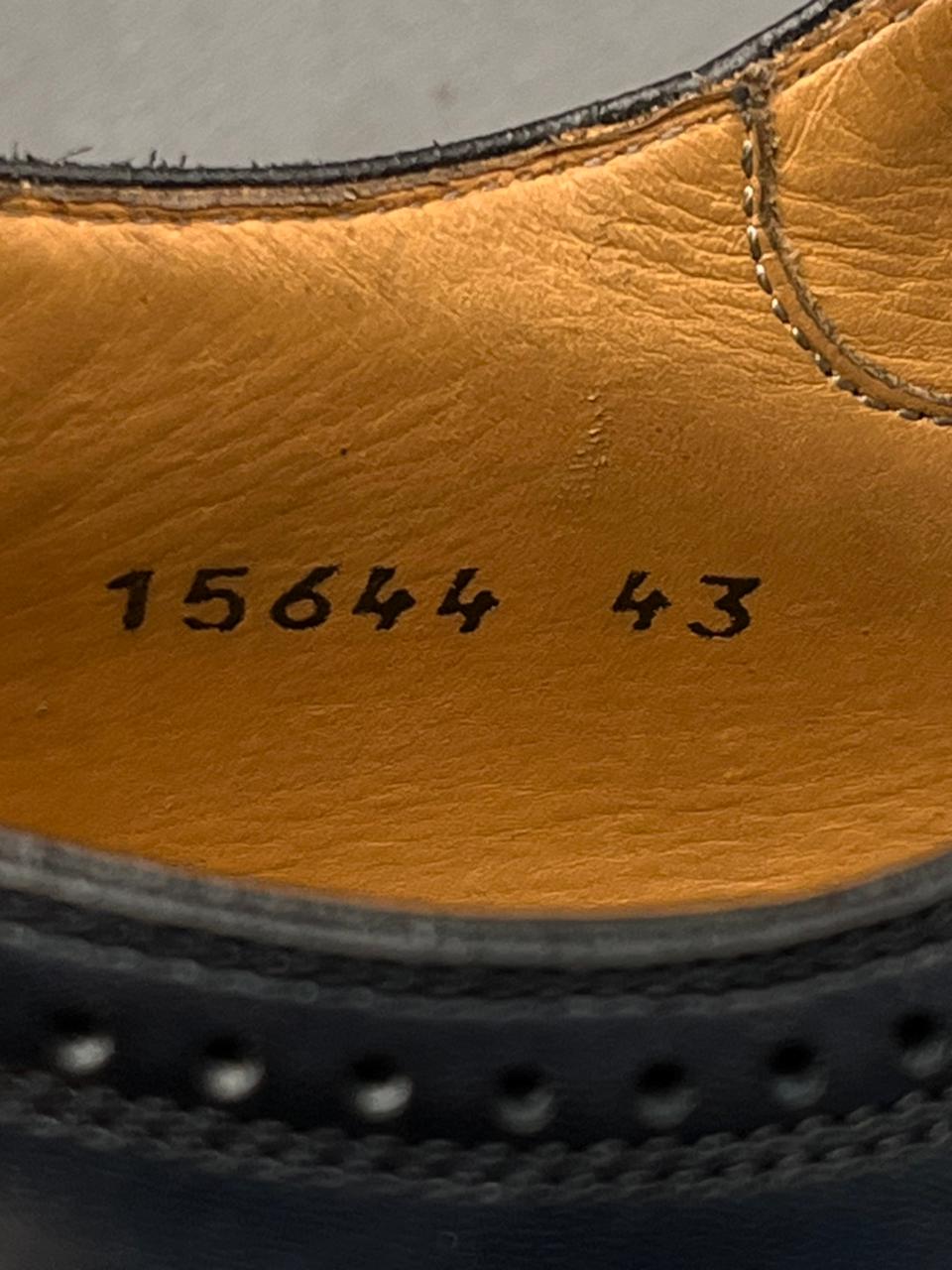 MAGNANNI Two-Tone Wingtip Oxford Brogues Blue Brown Made in Spain