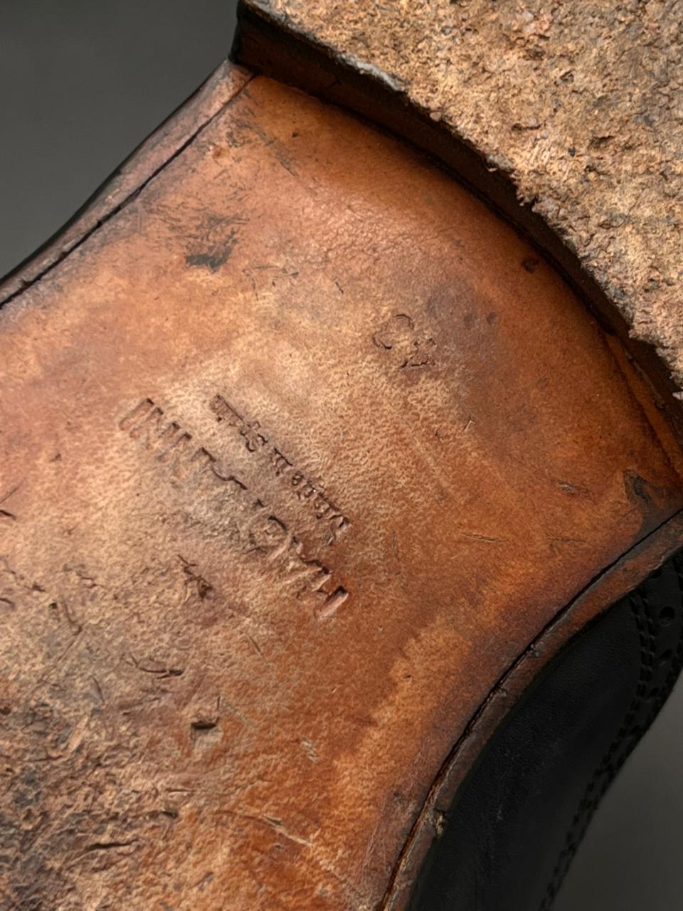 MAGNANNI Two-Tone Wingtip Oxford Brogues Blue Brown Made in Spain