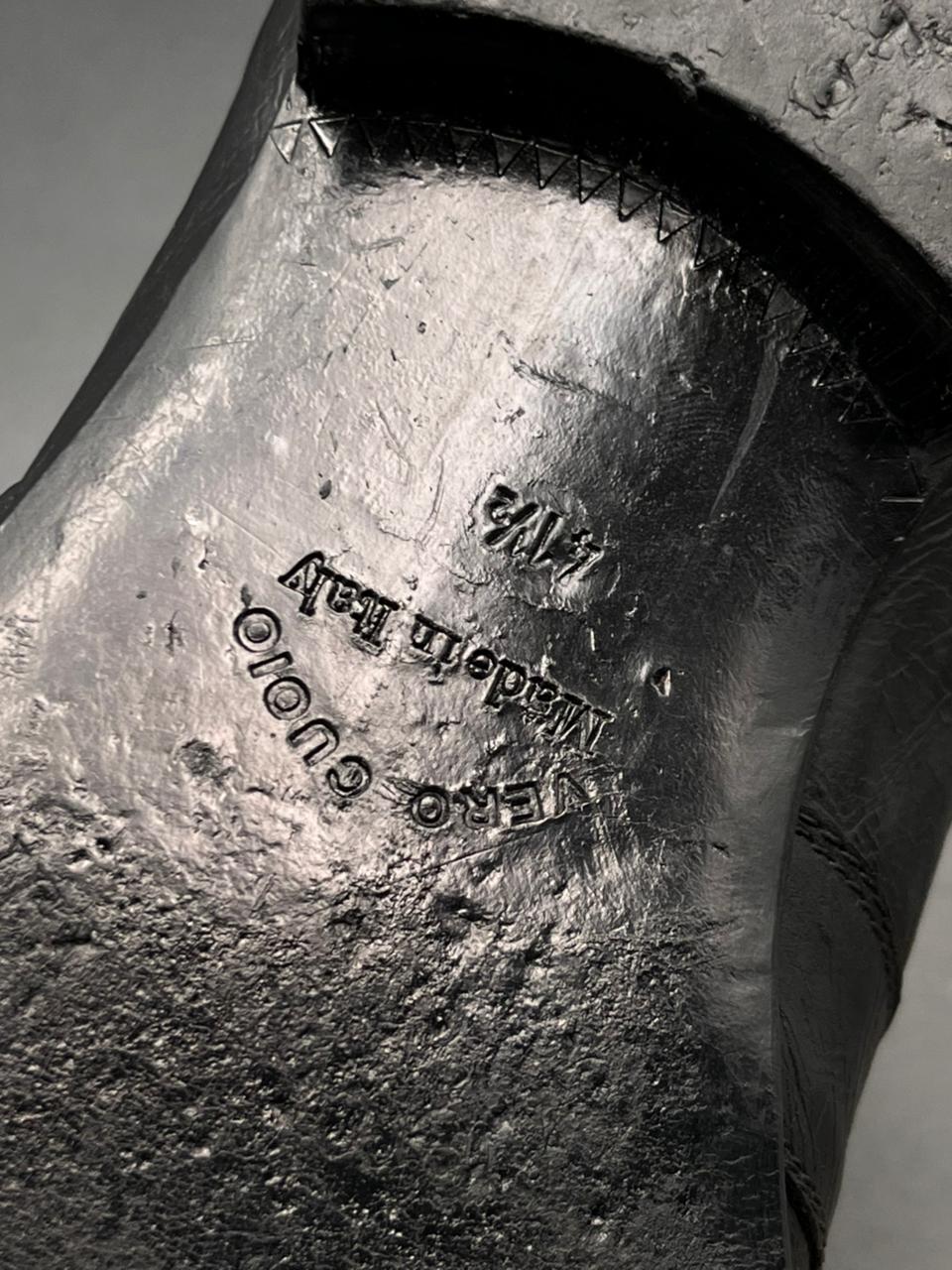NEROGIARDINI Black Leather Penny Loafers Made in Italy
