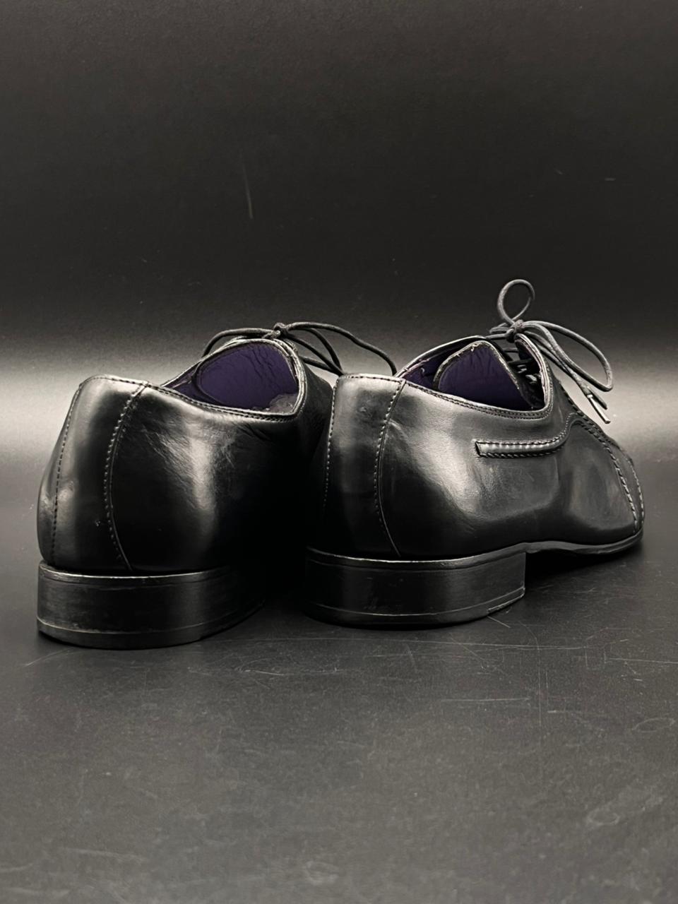 FINSBURY Gamme Latina Black Leather Oxford Shoes Blake Welted
