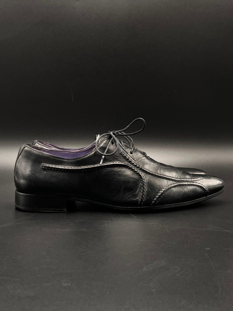 FINSBURY Gamme Latina Black Leather Oxford Shoes Blake Welted