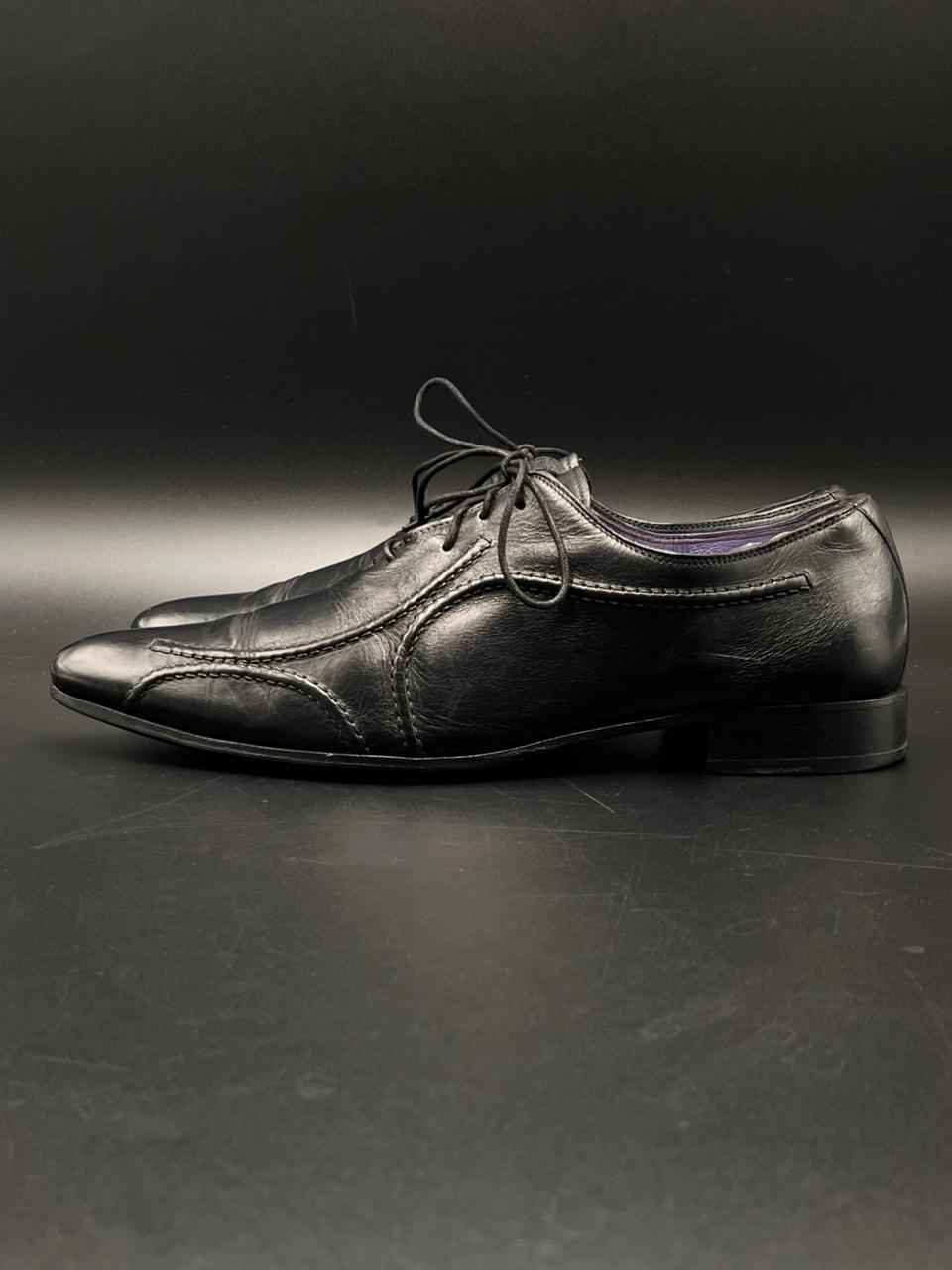 FINSBURY Gamme Latina Black Leather Oxford Shoes Blake Welted