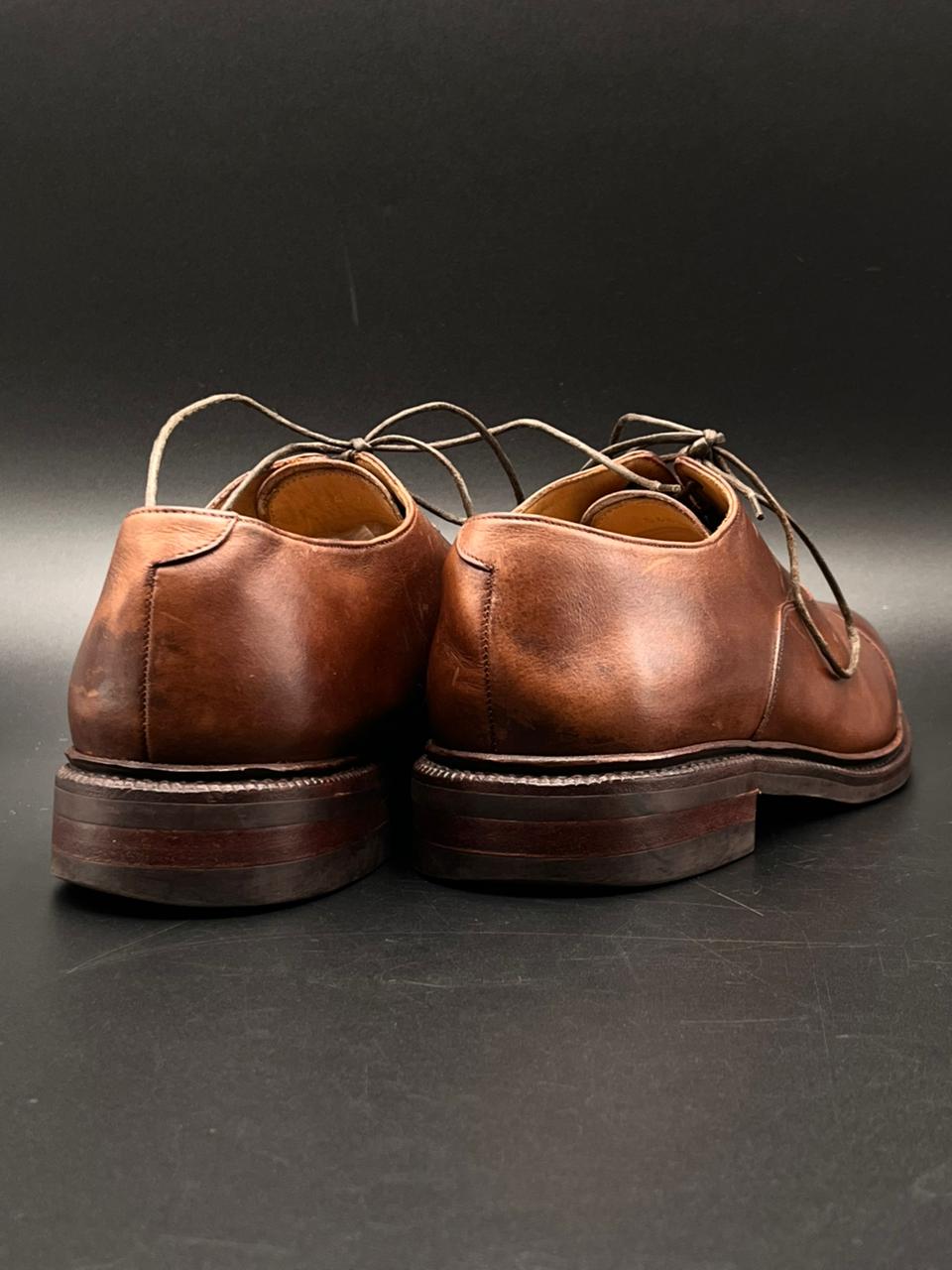 MEERMIN Mallorca Brown Calfskin Leather Cap Toe Oxfords Goodyear Welted
