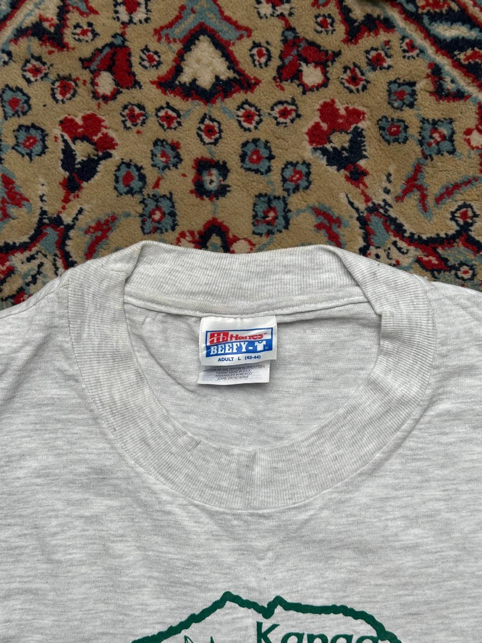 VINTAGE HANES HEAVYWEIGHT RELAXED FIT PRINTED TEE