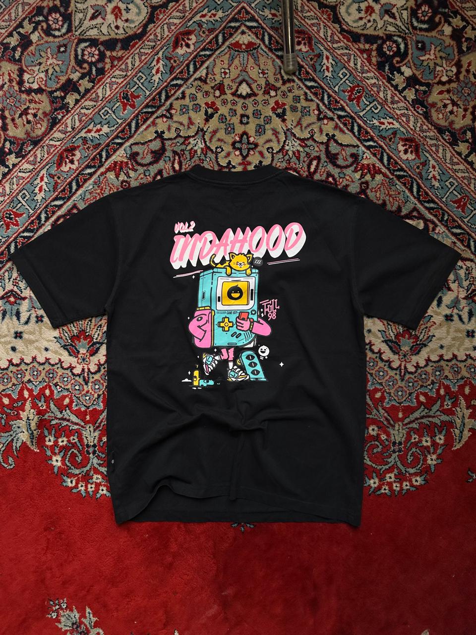 IN DA HOOD VINTAGE RELAXED FIT PRINTED TEE