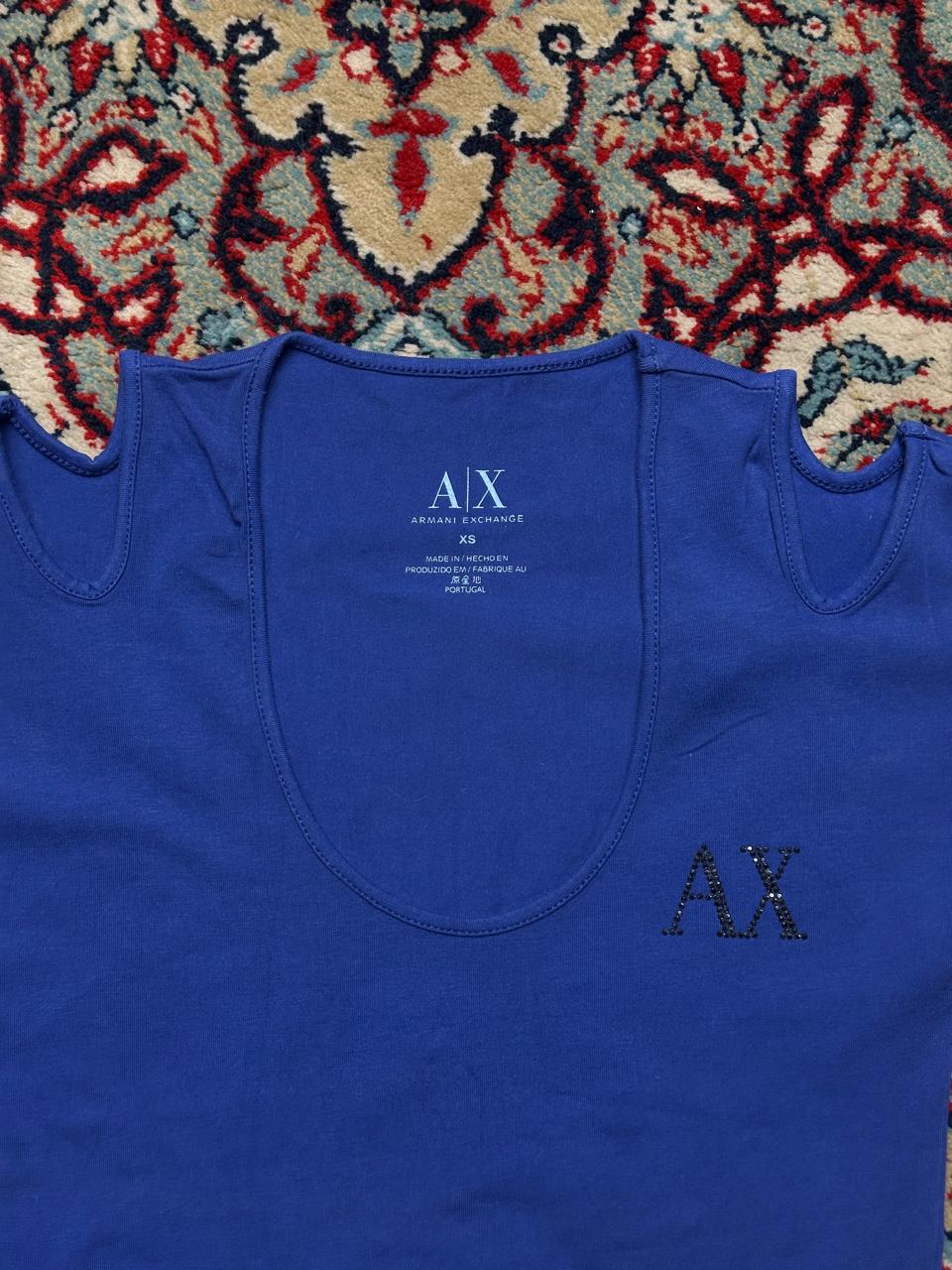 WOMEN ARMANI EXCHANE LUXURY FITTED BABY FIT TEE