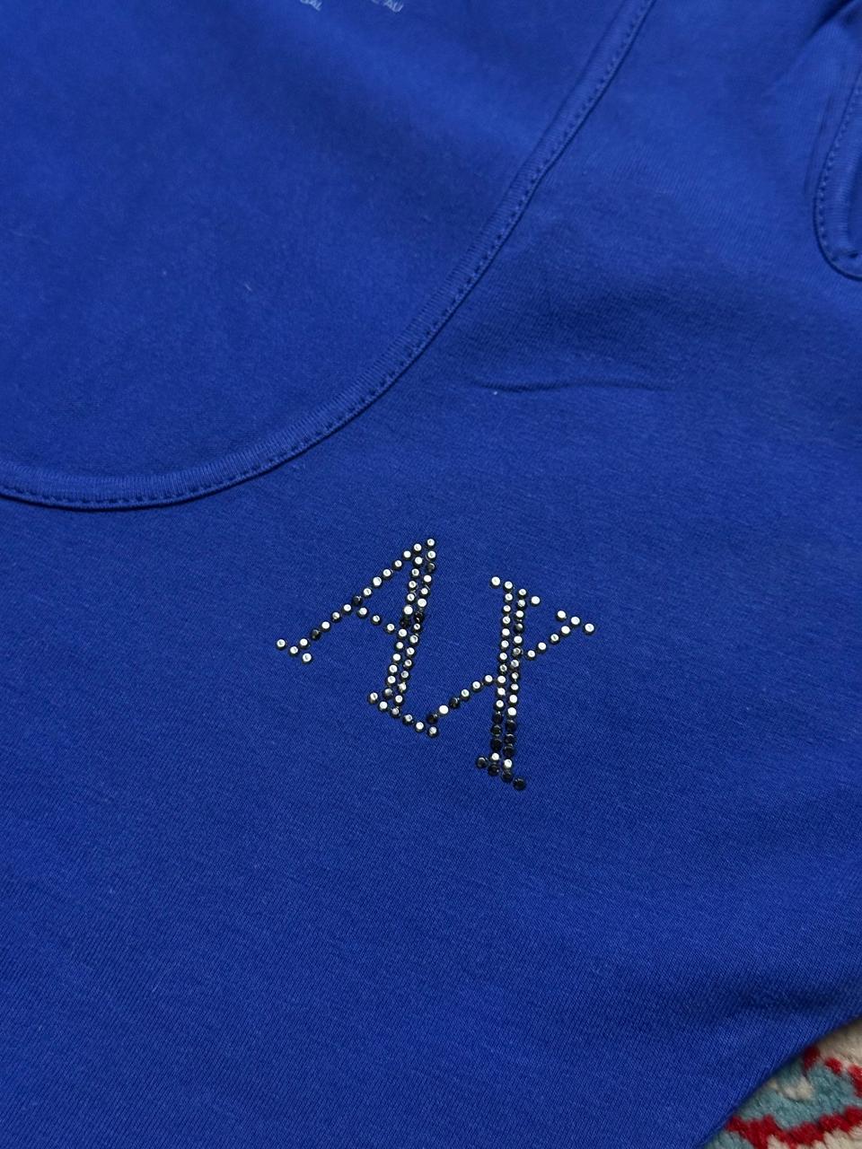 WOMEN ARMANI EXCHANE LUXURY FITTED BABY FIT TEE