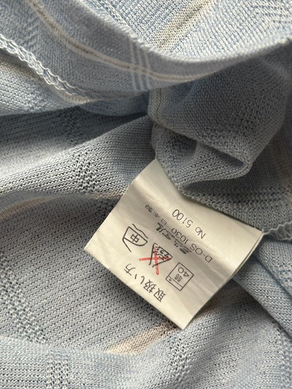 VINTAGE HARBOUR SHIP BABY BLUE BREATHABLE POLO