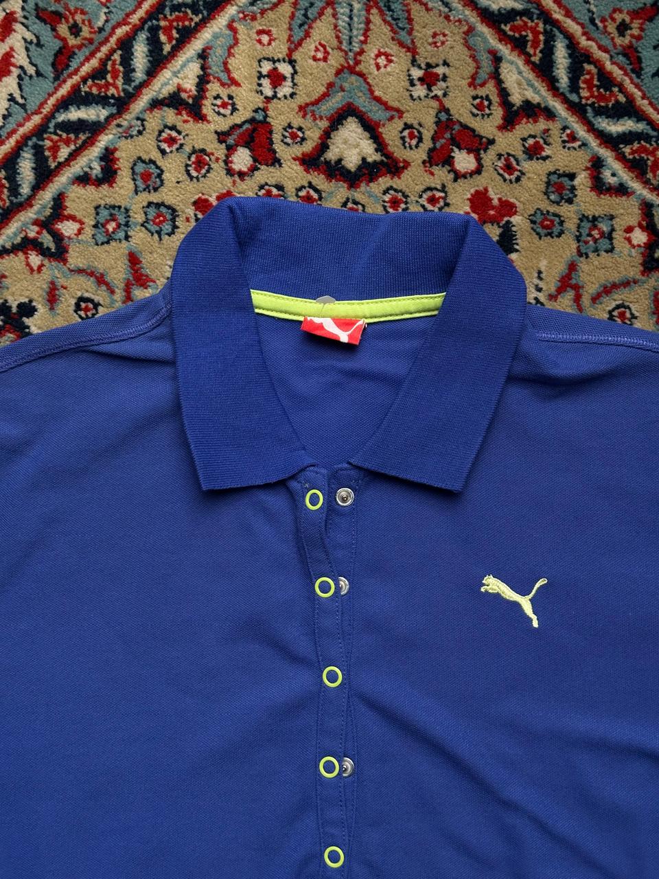 VINTAGE PUMA FITTED DRI-FIT POLO