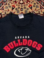 Gildan Heavy Arvada Bulldogs Black Graphic RELAXED FIT TEE
