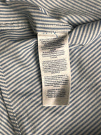 CHAPS by RL Blue White Striped Oxford BUTTON DOWN SHIRT