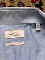 NEXT SHIRTING SLIM FIT TEXTURED BUTTON DOWN SHIRT