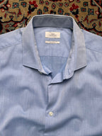 NEXT SHIRTING SLIM FIT TEXTURED BUTTON DOWN SHIRT