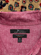 MARC ANTHONY SLIM FIT LINEN BUTTON DOWN SHIRT