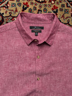 MARC ANTHONY SLIM FIT LINEN BUTTON DOWN SHIRT