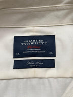 Charles Tyrwhitt Slim Fit White Cotton Button Down SHIRT