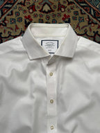 Charles Tyrwhitt  Slim Fit White BUTTON DOWN SHIRT