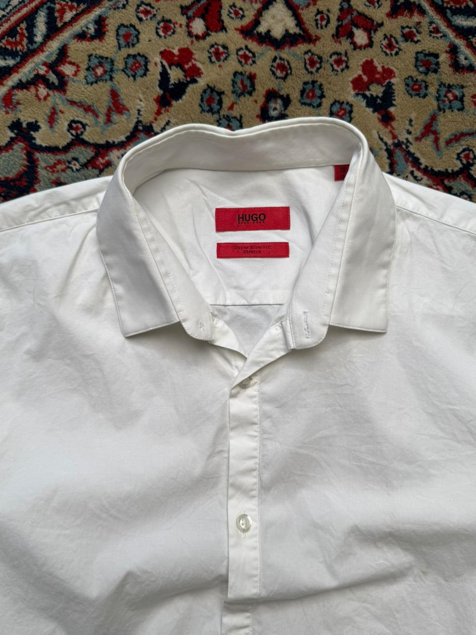 HUGO Boss Super Slim Fit White Dress Shirt