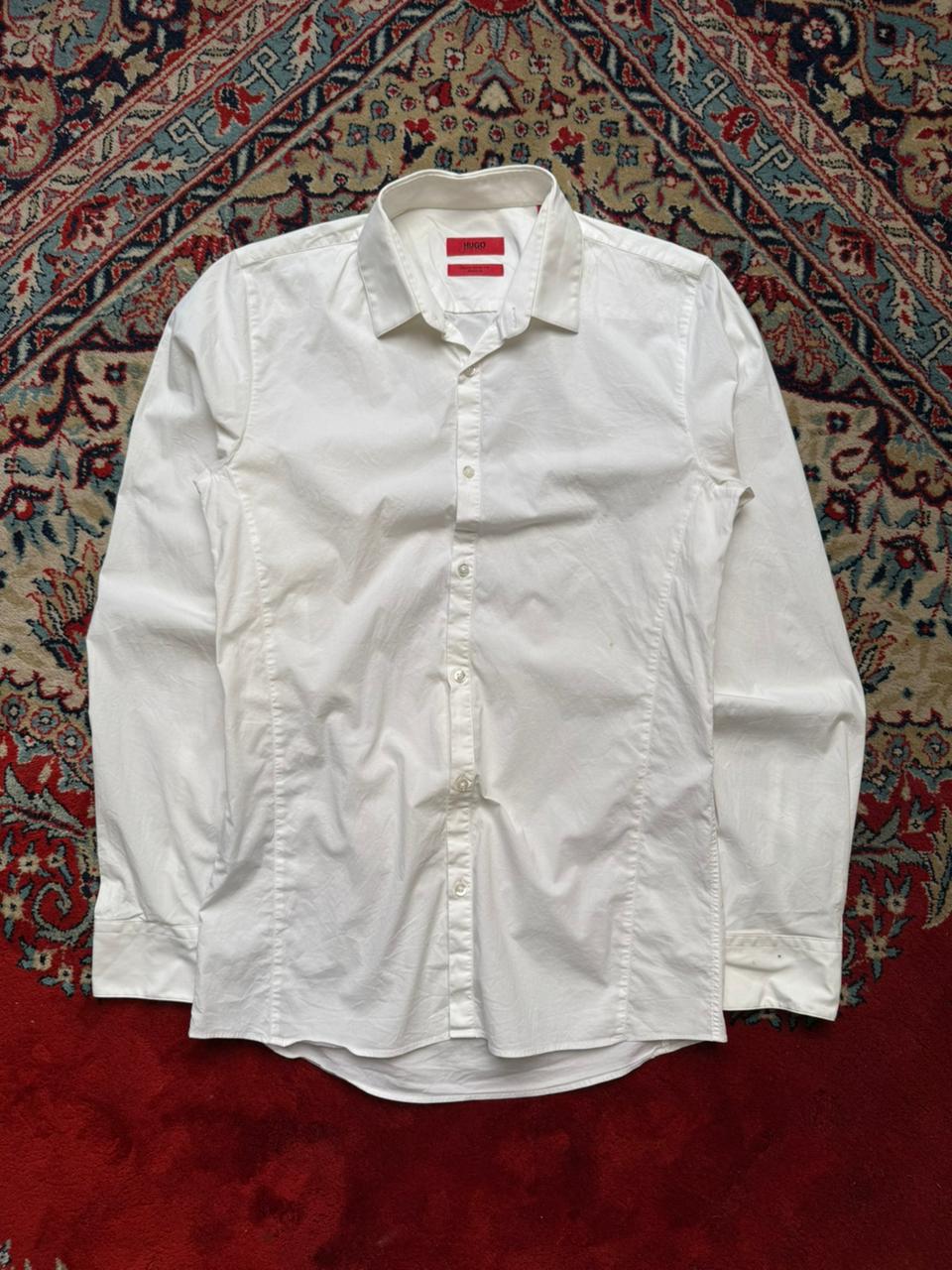 HUGO Boss Super Slim Fit White Dress Shirt