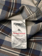 Peacocks Regular Fit Plaid Button Down Shirt