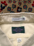 Cavallon Collection Natural Blend Cream Button Down Shirt