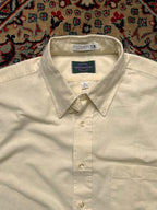 Cavallon Collection Natural Blend Cream Button Down Shirt