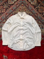 Apt. 9 Superfine 80s Cotton White Textured BUTTON DOWN SHIRT