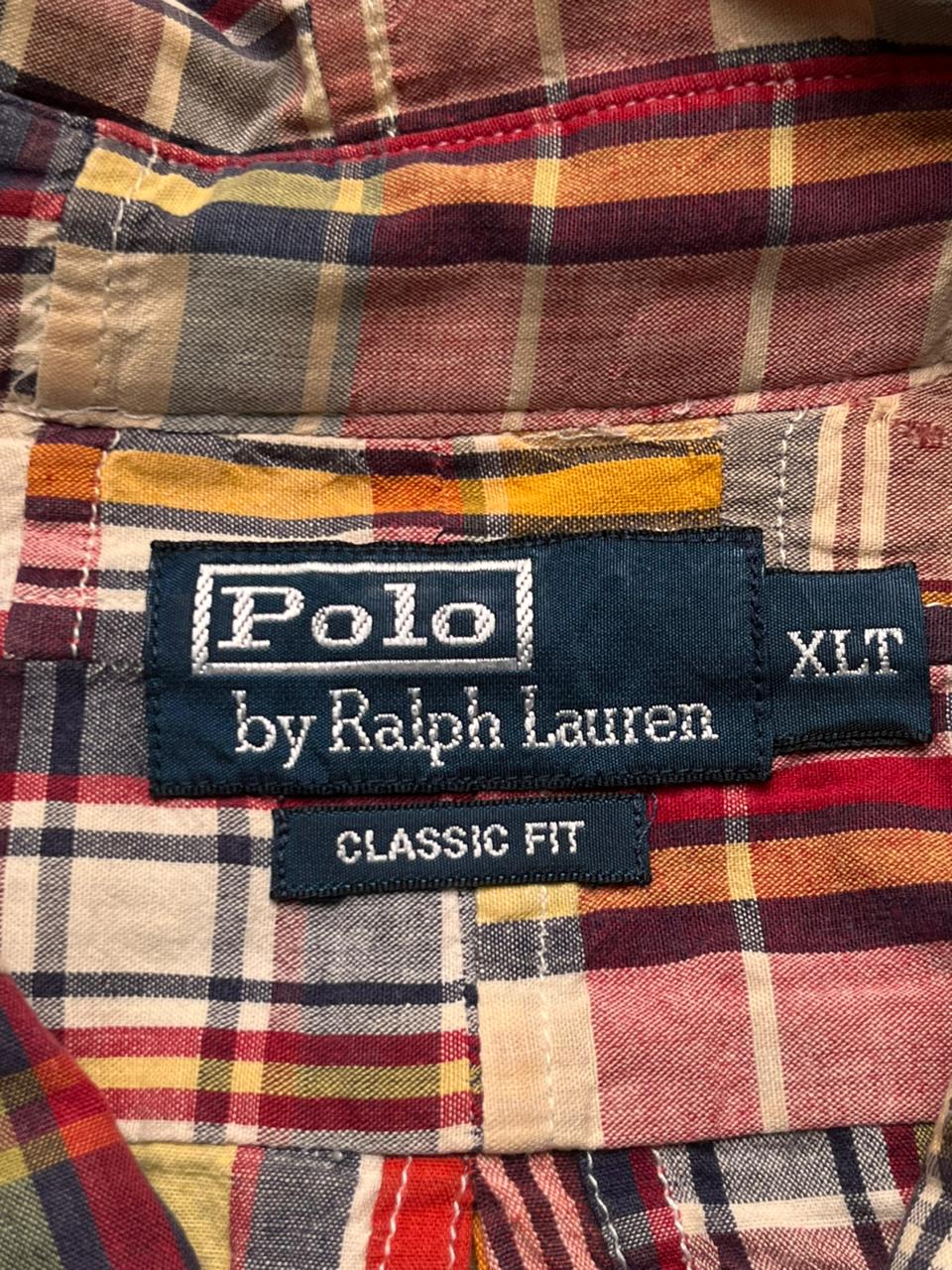 VINTAGE Polo Ralph Lauren Relaxed Fit PATCHED UP BUTTON DOWN SHIRT