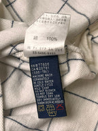 TOMMY HILFIGER Vintage White Blue Check Polo TEE