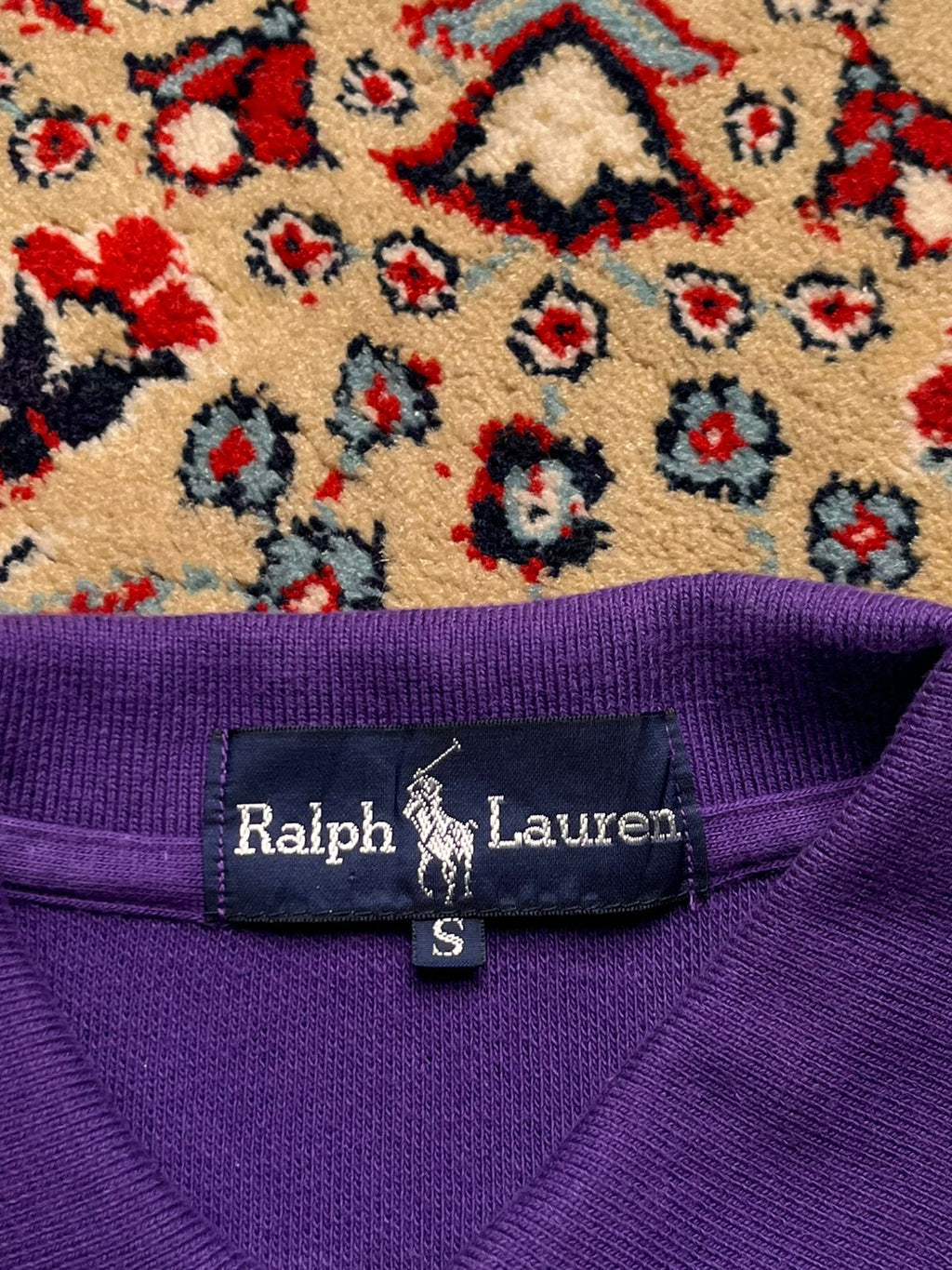 RALPH LAUREN Purple Polo WOMEN TEE