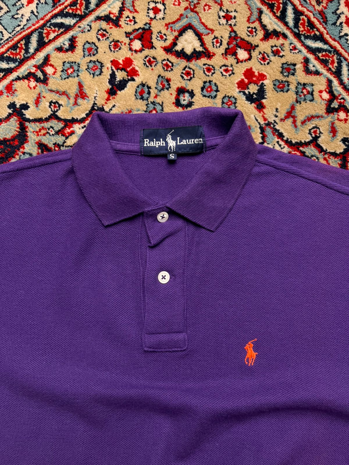 RALPH LAUREN Purple Polo WOMEN TEE