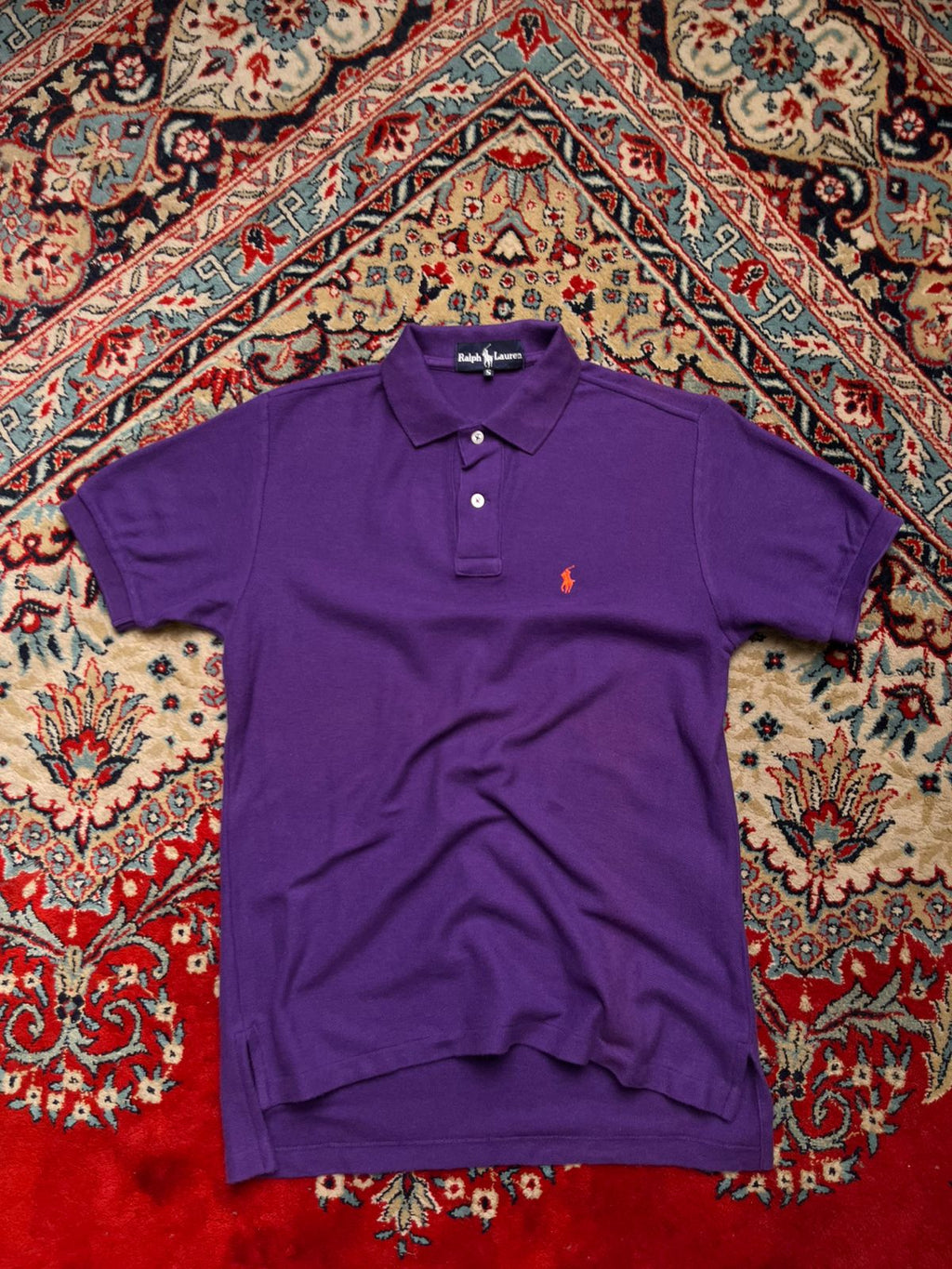 RALPH LAUREN Purple Polo WOMEN TEE