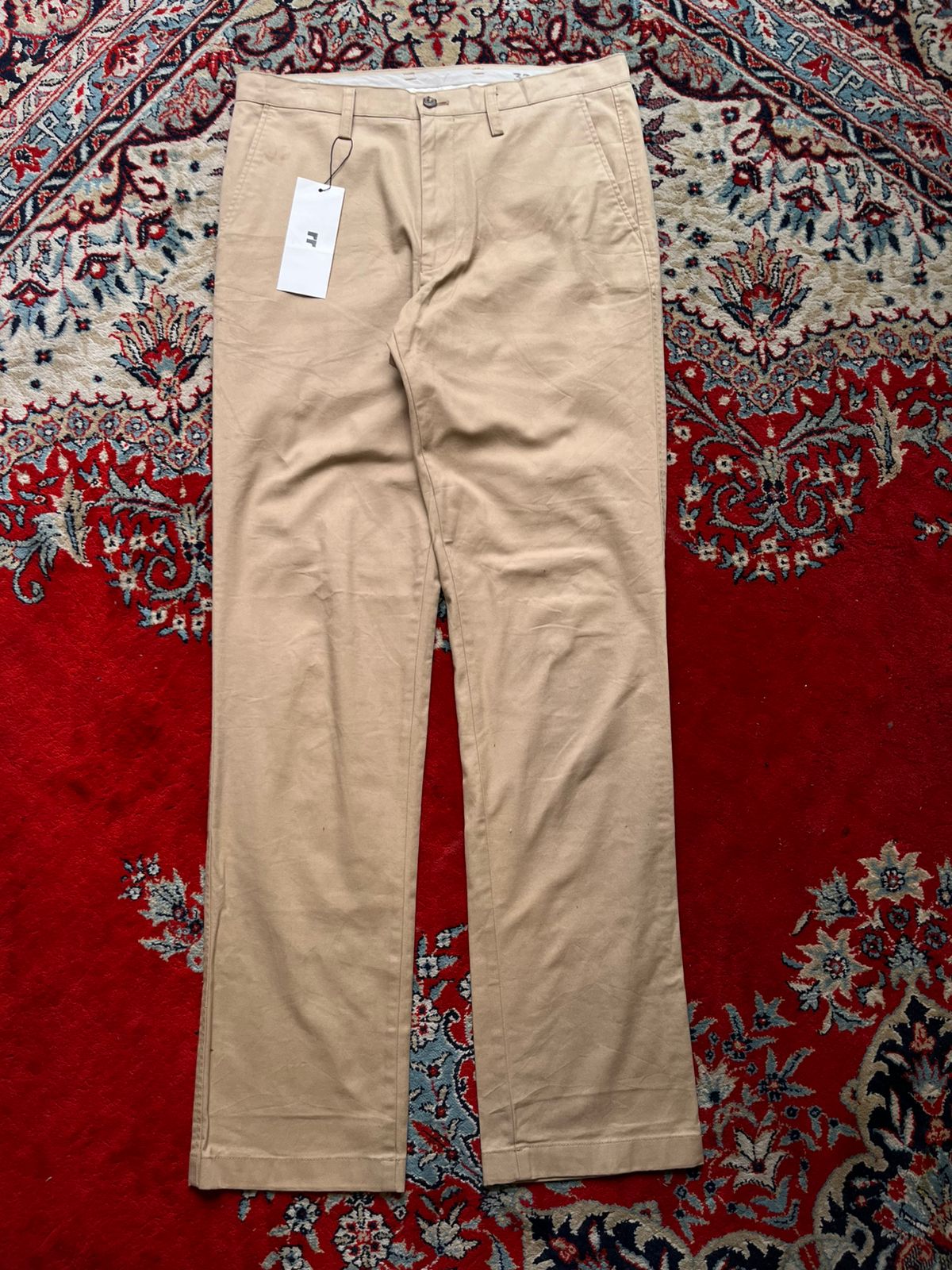 CROCODILE ORIGINAL Classic Khaki Straight FIT Pants - 32