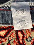 MARKS & SPENCER BLUE HARBOUR STRAIGHT FIT DENIM JEANS - 32