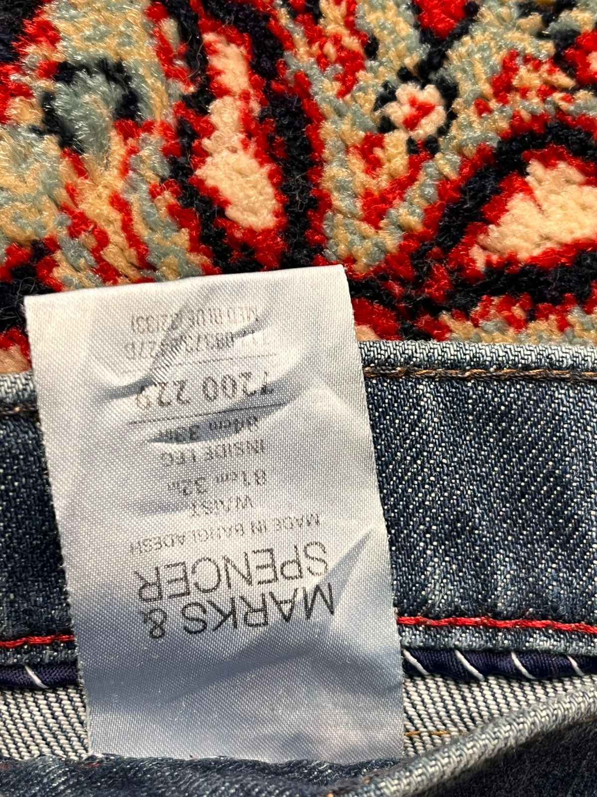 MARKS & SPENCER BLUE HARBOUR STRAIGHT FIT DENIM JEANS - 32