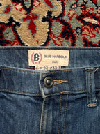 MARKS & SPENCER BLUE HARBOUR STRAIGHT FIT DENIM JEANS - 32