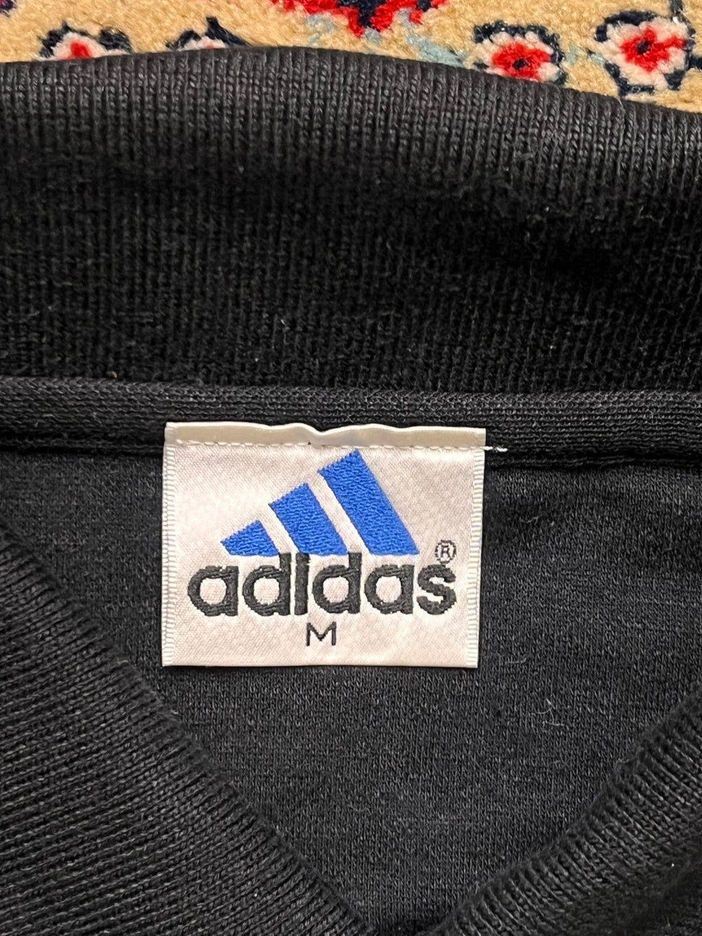 Vintage Adidas Black Equipment Polo TEE