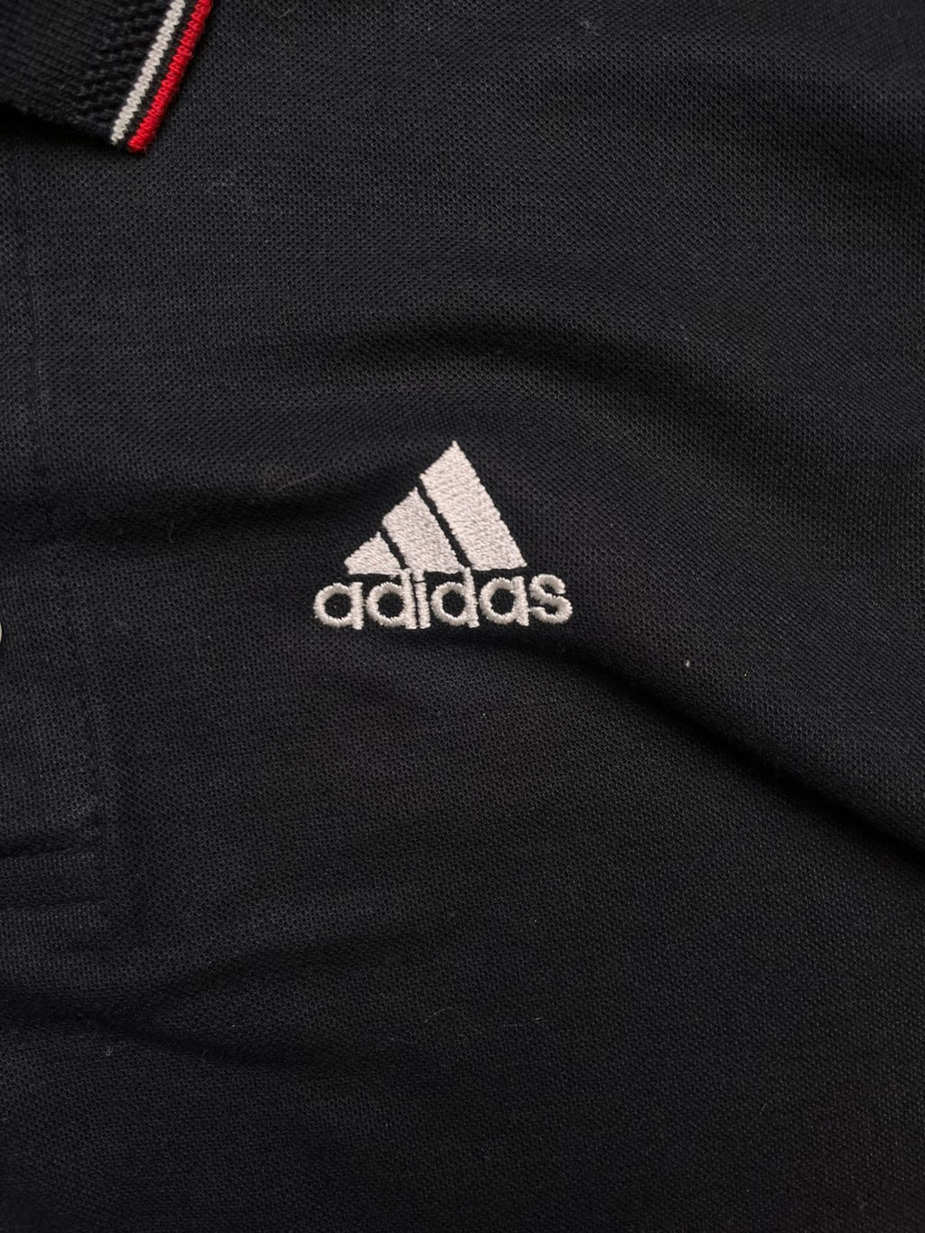 Vintage Adidas Black Equipment Polo TEE
