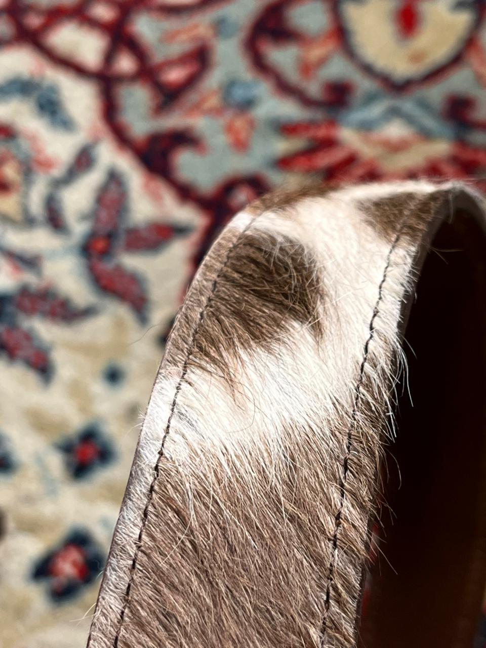 Vintage Western Cowhide Hair on Hide Belt