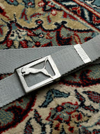 Puma Grey Webbing Golf Belt